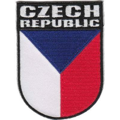 Nášivka vlajka Česká republika Slovakia 5,5x7,5 cm