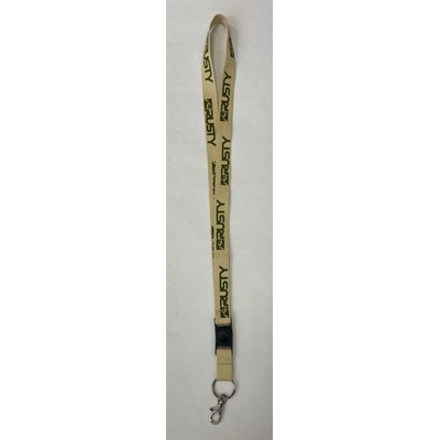 Snúrka na krk RUSTY BASIC LOGO KEYCHAIN Beige
