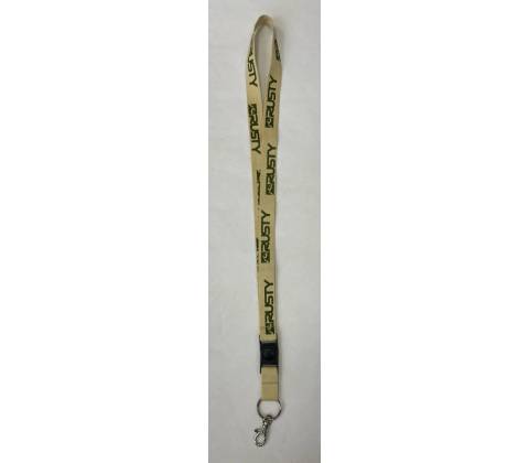 Snúrka na krk RUSTY BASIC LOGO KEYCHAIN Beige