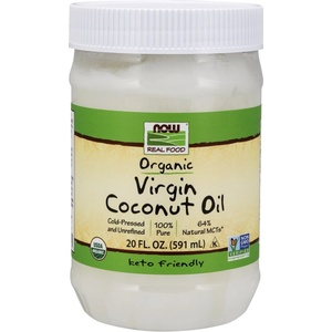 NOW Foods NOW Organic Virgin Coconut Oil, 591 ml