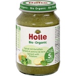 Holle Био зеленчуково пюре Holle - Спанак с картофи, 190 g (BB210317) - ozone