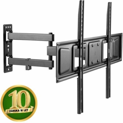 Držák na TV 32"- 70" na zeď Holmios, kloubový 90°h +10-15°v, nosnost 35kg, 10 let záruka – Zbozi.Blesk.cz