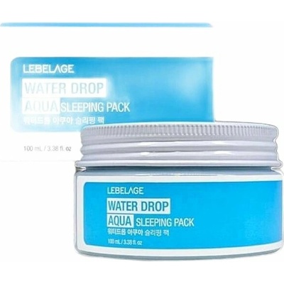 Lebelage Water Drop Aqua Sleeping Pack Nočná maska na hĺbkovú hydratáciu 100 ml