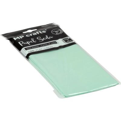 Hodvábny baliaci papier 500 x 660 mm, mentolový, 10 hárkov