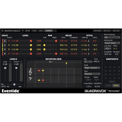 Eventide Quadravox (el. licence)