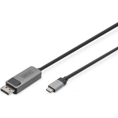 ASSMANN DB-300334-020-S адаптер за видео кабел 2 м UBS тип C DisplayPort Черен (DB-300334-020-S)