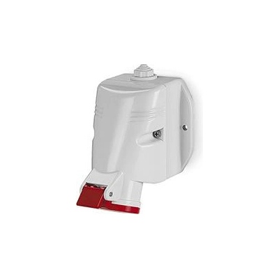 SCAME Промишлен контакт 3P+N+Е 16A IP44, 3 кабелни входа/изхода М25 серия Optima модел TOP - 513.1657T (513.1657T)