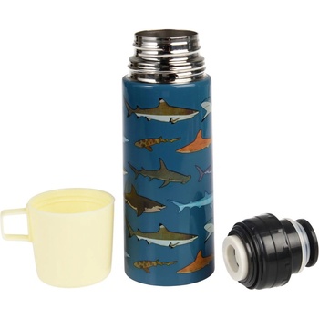 Rex London Син детски термос 350 ml Sharks - Rex London (29575)