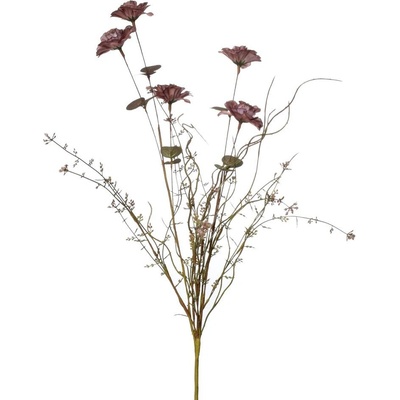 KYTICA POĽNÉ KVETY, TRÁVY, ČER/ZEL/HNE 57CM