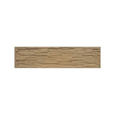 Betonový panel rovný jednostranný 200x50x4,5 cm - štípaný kámen - pískovec
