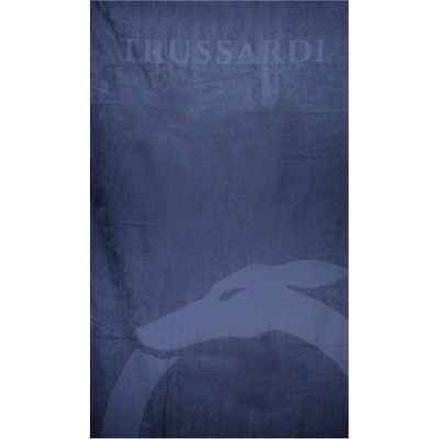 Trussardi Плажна кърпа за мъже trussardi jeans, uni, Син (tru2mtw01_bl14darkb)
