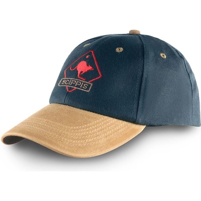 Austrálska Scippis Oilskin Cap navy-béžová