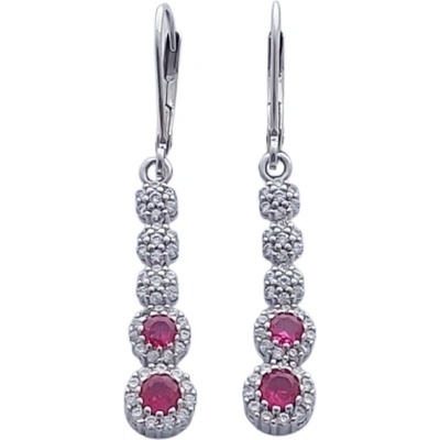 Ibeauty Stříbrné náušnice E-865-U