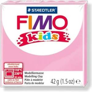 FIMO Глина, 42 g, горима, FIMO "Kids", светлорозова 8030-25 (8030-25)