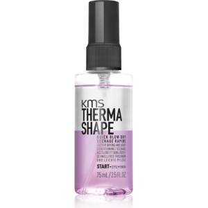 KMS Thermashape Quick Blow Dry стилизиращ защитен спрей за коса за по-бързо оформяне на прическата със сешоар 75ml