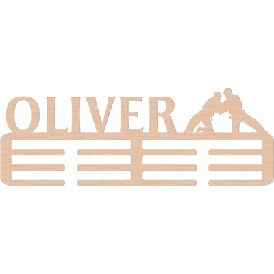 ČistéDřevo Dřevěný věšák na medaile judo Zvolte Muž – Zboží Mobilmania