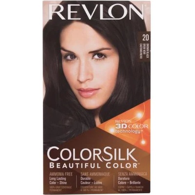 Revlon Colorsilk Beautiful Color Боя за коса Всички типове коси 59.1 ml цвят черна, кафява за жени