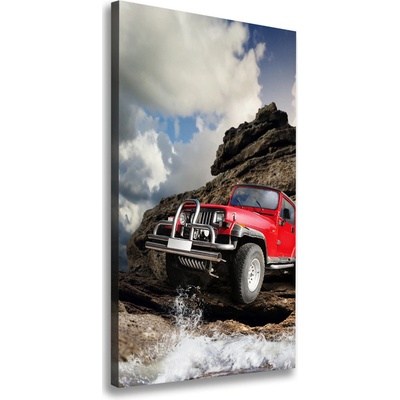 Vertikálny foto obraz na plátne Terénne auto 50x100 cm