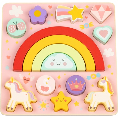Hi Pando Дървен пъзел и игра за баланс 2в1 Unicorn HP088 (112525)