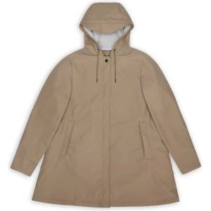 Rains Дамско водоустойчиво яке Rains Women's A-Line W Jacket W3 Waterproof jacket - Beige (102-4546-0712)