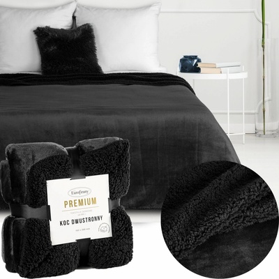 Eurofirany polyester čierna Deka 200x220