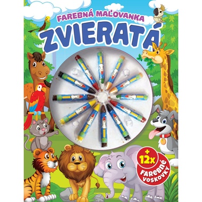 Farebná maľovanka Zvieratá