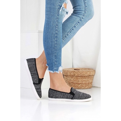 Sport Třpytivé slip on tenisky 81026-2D.G – Sleviste.cz