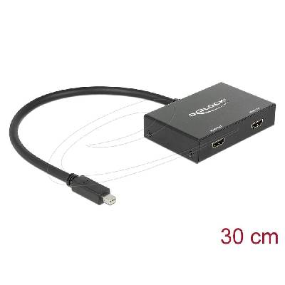 Сплитер Display port 1.2 от mini Dsplay Port мъжко къ (DELOCK-87696)