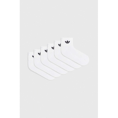 adidas ponožky Originals 6-pak biela