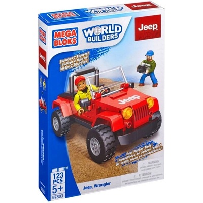 Mega Bloks World Builders Jeep Wrangler 123 ks