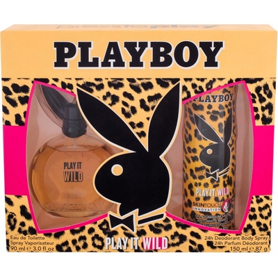 Playboy Play It Wild For Her EDT 90 ml + deospray 150 ml darčeková sada