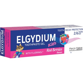 Elgydium KIDS gel.ZP s fluorin.2-6 let 50 ml jahoda