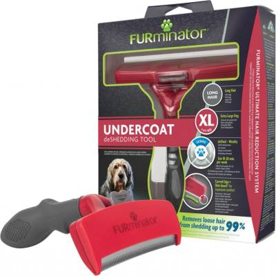 TETRA Furminator + Hračka deShedding Tool vyčesávač XL dlhá srsť