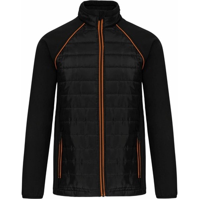 Kariban WK6147 pracovná hybridná bunda "Day-to-Day" 20.6147 black/orange
