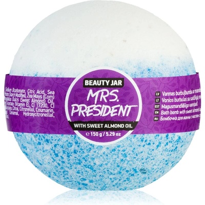 Beauty Jar Mrs. President бомбичка за вана с бадемово масло 150 гр