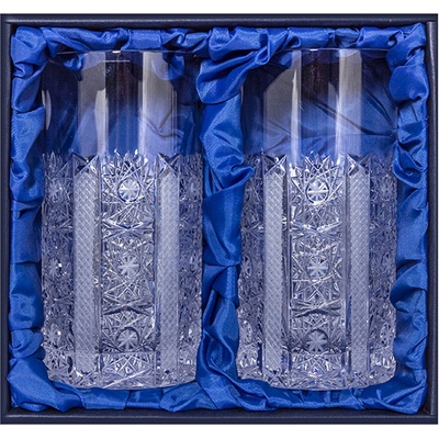 Bohemia Crystal Broušené sklenice na vodu brus Iris 2 x 380 ml