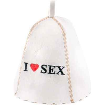 Evei Klobouk I love sex bílý – Zboží Dáma