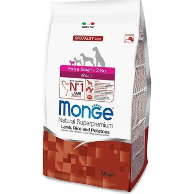 Monge Dog extra Mini Adult jahňa ryža zemiaky 2,5 kg