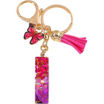 HARAHU Ключодържател Азбука - i / Розова / Пеперуда kp37953 (37953)