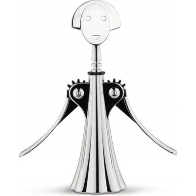 Vývrtka na láhve Alessi Anna G. stříbrná 24,5 x 7 cm