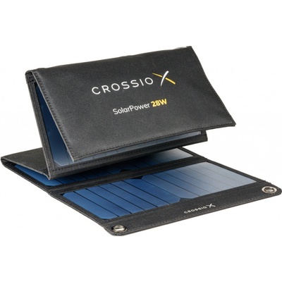 Crossio Přenosný solární panel malý SolarPower 28W 3.0