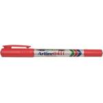 Artline Маркер 041T 2-в-1 червен (EK-041T RED)