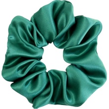 MURU Velká Hedvábná Scrunchie Gumička - Zelená