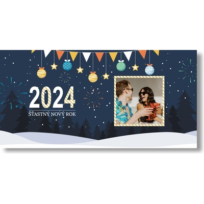Personal Silvestrovský banner s fotkou - Color Rozmer banner: 130 x 65 cm
