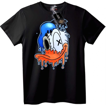 NOONEBRAND Тениска Стилизиран Donald Duck - XS, White
