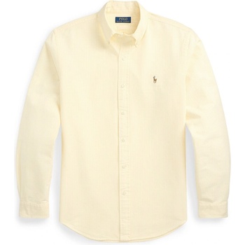 Ralph Lauren Men's Slim Fit Striped Oxford Shirt - Yellow /White