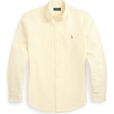 Ralph Lauren Men's Slim Fit Striped Oxford Shirt - Yellow /White