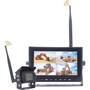 TSS Group TFT7HDW Monitor 7" безжичен комплект, 4ch 4split 12/24V (3021)