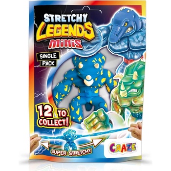 CRAZE Мини разтеглива фигурка Craze - Stretchy Legends, Асортимент (C51436)