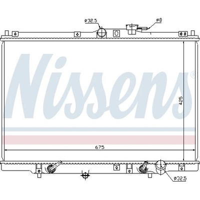 Chladič motoru NISSENS 63346